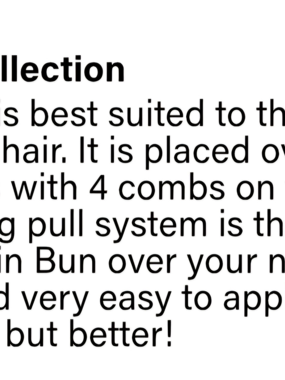 Luxy Clip In Bun Extension In Dark Brown - Picture 5 of 8